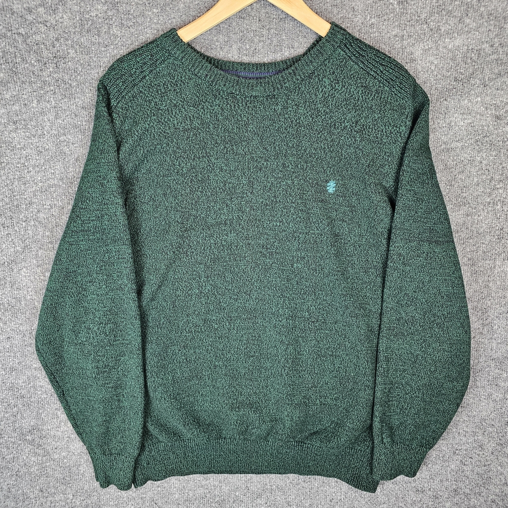 🌲Vintage Vibes:‎ Izod Forest Green Marl Knit Sweater! 🌲